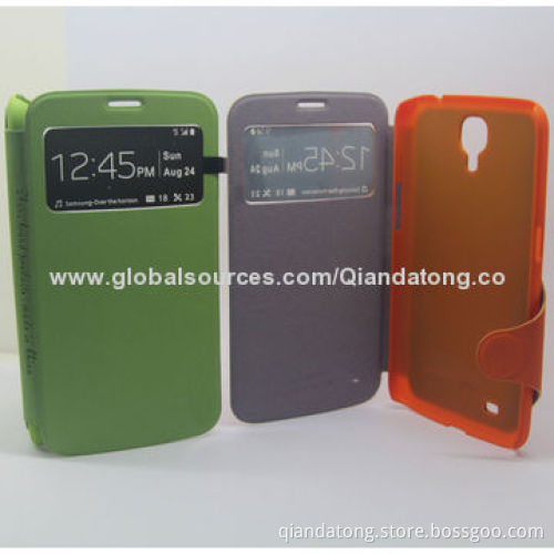 Flip Leather Mobile Phone Case for Samsung Galaxy 9200 with View Window, Easy to Install and Remove